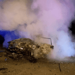 У Дніпропетровській області чоловік згорів живцем у власній машині ФОТО