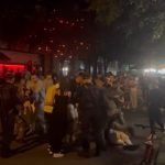 Вечірній відпочинок завершився сутичкою: у центрі Івано-Франківська сталася масова бійка, відео ФОТО